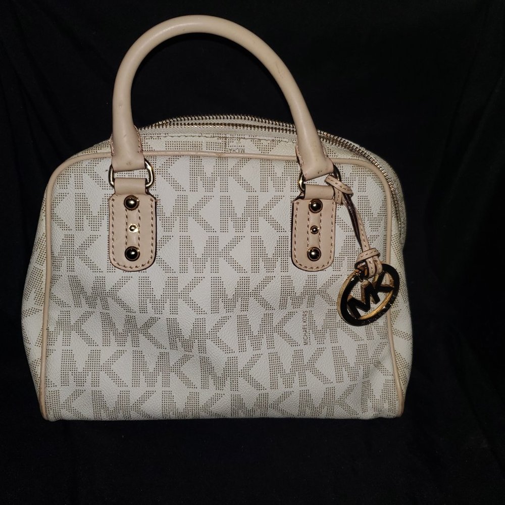 MICHAEL KORS DOCTOR BAG ! TAN / BEIGE
